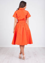 Load image into Gallery viewer, Marissa Orange Dress - The Walk in Wardrobe