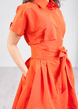 Load image into Gallery viewer, Marissa Orange Dress - The Walk in Wardrobe