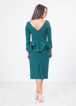 Load image into Gallery viewer, Marissa Pearl Peplum Dress - The Walk in Wardrobe