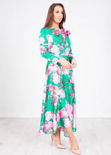 Load image into Gallery viewer, Matilda Green &amp; Pink Dress - The Walk in Wardrobe