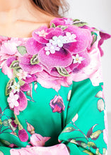 Load image into Gallery viewer, Matilda Green &amp; Pink Dress - The Walk in Wardrobe