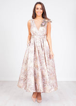Load image into Gallery viewer, Matilda Rose Gold Dress - The Walk in Wardrobe