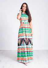 Load image into Gallery viewer, Nancy Multi Print Maxi Dress - The Walk in Wardrobe