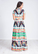 Load image into Gallery viewer, Nancy Multi Print Maxi Dress - The Walk in Wardrobe