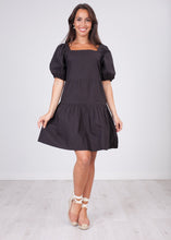 Load image into Gallery viewer, Nora Black Tiered Dress - The Walk in Wardrobe