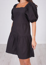 Load image into Gallery viewer, Nora Black Tiered Dress - The Walk in Wardrobe