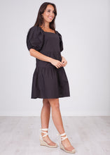Load image into Gallery viewer, Nora Black Tiered Dress - The Walk in Wardrobe