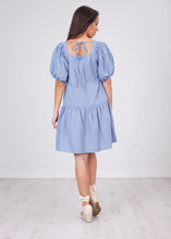 Load image into Gallery viewer, Nora Blue Tiered Dress - The Walk in Wardrobe