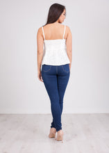Load image into Gallery viewer, Nora Broiderie White Top - The Walk in Wardrobe
