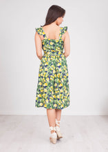 Load image into Gallery viewer, Nora Lemon Midi Dress - The Walk in Wardrobe