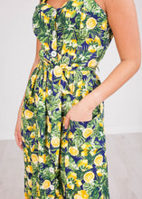 Load image into Gallery viewer, Nora Lemon Midi Dress - The Walk in Wardrobe