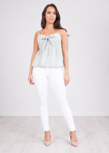 Load image into Gallery viewer, Nora Mint Broiderie Top - The Walk in Wardrobe