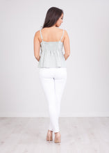 Load image into Gallery viewer, Nora Mint Broiderie Top - The Walk in Wardrobe