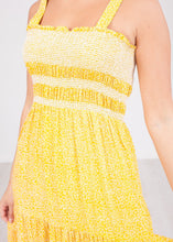 Load image into Gallery viewer, Nora Mustard Midi Dress - The Walk in Wardrobe