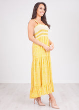 Load image into Gallery viewer, Nora Mustard Midi Dress - The Walk in Wardrobe
