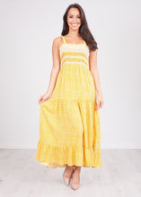 Load image into Gallery viewer, Nora Mustard Midi Dress - The Walk in Wardrobe