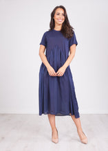 Load image into Gallery viewer, Nora Navy Contrasting Dress - The Walk in Wardrobe