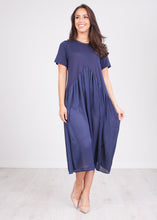Load image into Gallery viewer, Nora Navy Contrasting Dress - The Walk in Wardrobe