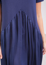 Load image into Gallery viewer, Nora Navy Contrasting Dress - The Walk in Wardrobe