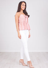 Load image into Gallery viewer, Nora Pink Broderie Top - The Walk in Wardrobe