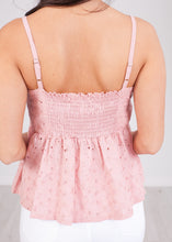 Load image into Gallery viewer, Nora Pink Broderie Top - The Walk in Wardrobe