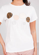 Load image into Gallery viewer, Nora White Printed T-Shirt - The Walk in Wardrobe