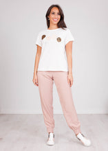 Load image into Gallery viewer, Nora White Printed T-Shirt - The Walk in Wardrobe