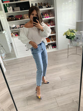 Load image into Gallery viewer, Nora White Ruffle Blouse - The Walk in Wardrobe
