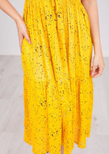 Load image into Gallery viewer, Nora Yellow Button Front Midi - The Walk in Wardrobe
