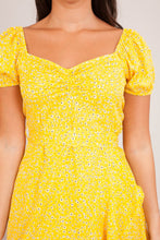 Load image into Gallery viewer, Nora Yellow Floral Dress - The Walk in Wardrobe