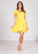 Load image into Gallery viewer, Nora Yellow Floral Dress - The Walk in Wardrobe