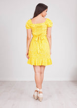 Load image into Gallery viewer, Nora Yellow Floral Dress - The Walk in Wardrobe
