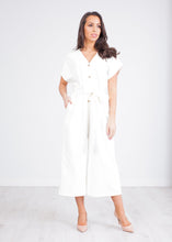Load image into Gallery viewer, Paige White Culotte Jumpsuit - The Walk in Wardrobe