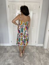 Load image into Gallery viewer, Pippa Fruit Button Front Dress - The Walk in Wardrobe