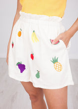 Load image into Gallery viewer, Pippa Fruit Embroidered Shorts - The Walk in Wardrobe