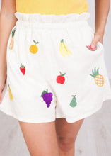 Load image into Gallery viewer, Pippa Fruit Embroidered Shorts - The Walk in Wardrobe