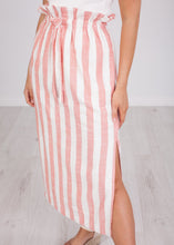 Load image into Gallery viewer, Pippa Red Stripe Skirt - The Walk in Wardrobe
