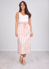 Load image into Gallery viewer, Pippa Red Stripe Skirt - The Walk in Wardrobe