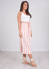 Load image into Gallery viewer, Pippa Red Stripe Skirt - The Walk in Wardrobe