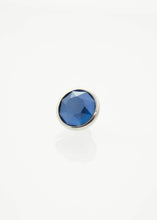 Load image into Gallery viewer, Qudo - 10mm Navy Silver Ring Topper - The Walk in Wardrobe
