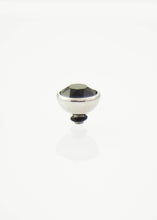 Load image into Gallery viewer, Qudo - Black Silver Ring Topper - The Walk in Wardrobe