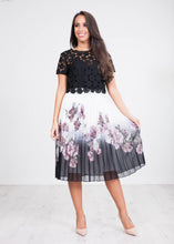 Load image into Gallery viewer, Rachelle Black Pleated Dress - The Walk in Wardrobe