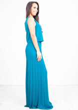 Load image into Gallery viewer, Rachelle Teal Jumpsuit - The Walk in Wardrobe