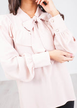 Load image into Gallery viewer, Rita Blush Blouse - The Walk in Wardrobe