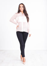 Load image into Gallery viewer, Rita Blush Sheer Blouse - The Walk in Wardrobe