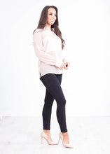 Load image into Gallery viewer, Rita Blush Sheer Blouse - The Walk in Wardrobe