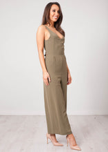 Load image into Gallery viewer, Rita Khaki Jumpsuit - The Walk in Wardrobe