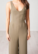 Load image into Gallery viewer, Rita Khaki Jumpsuit - The Walk in Wardrobe