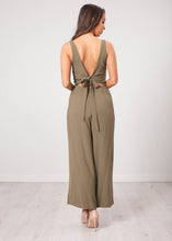 Load image into Gallery viewer, Rita Khaki Jumpsuit - The Walk in Wardrobe