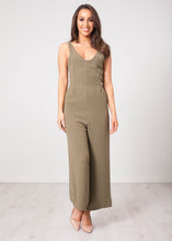 Load image into Gallery viewer, Rita Khaki Jumpsuit - The Walk in Wardrobe